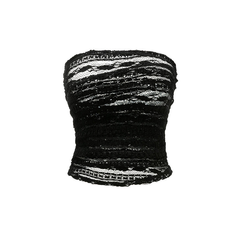 Pure Desire Lace Mesh Top