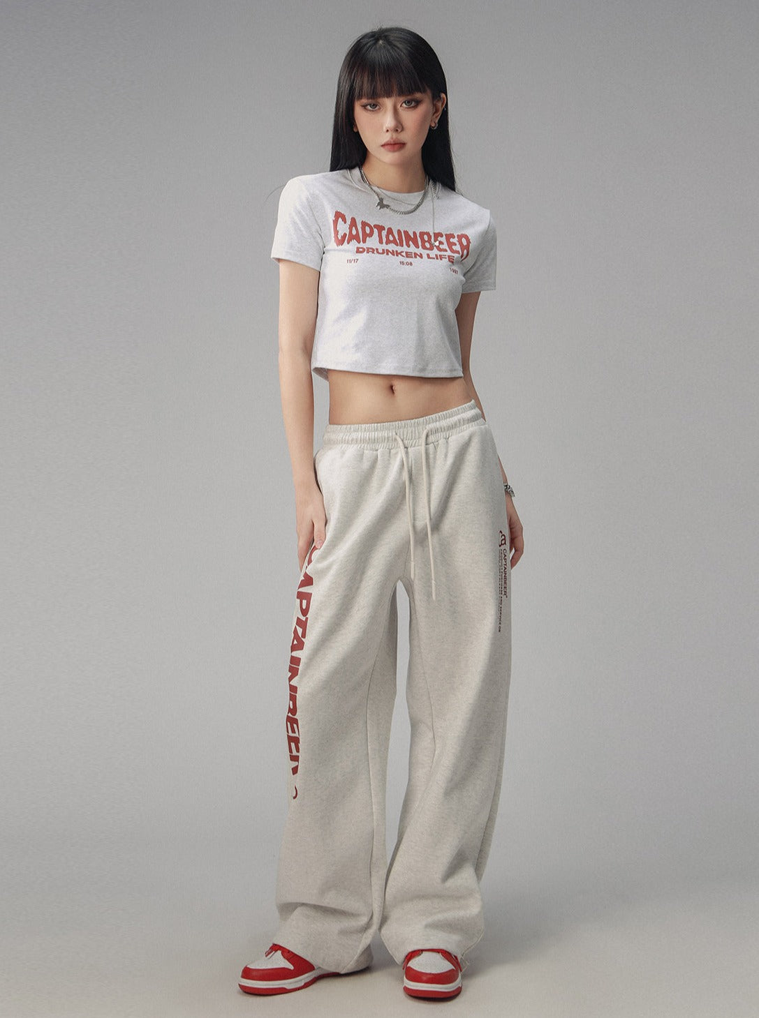 American Retro Hip-Hop Sports Pants Pants