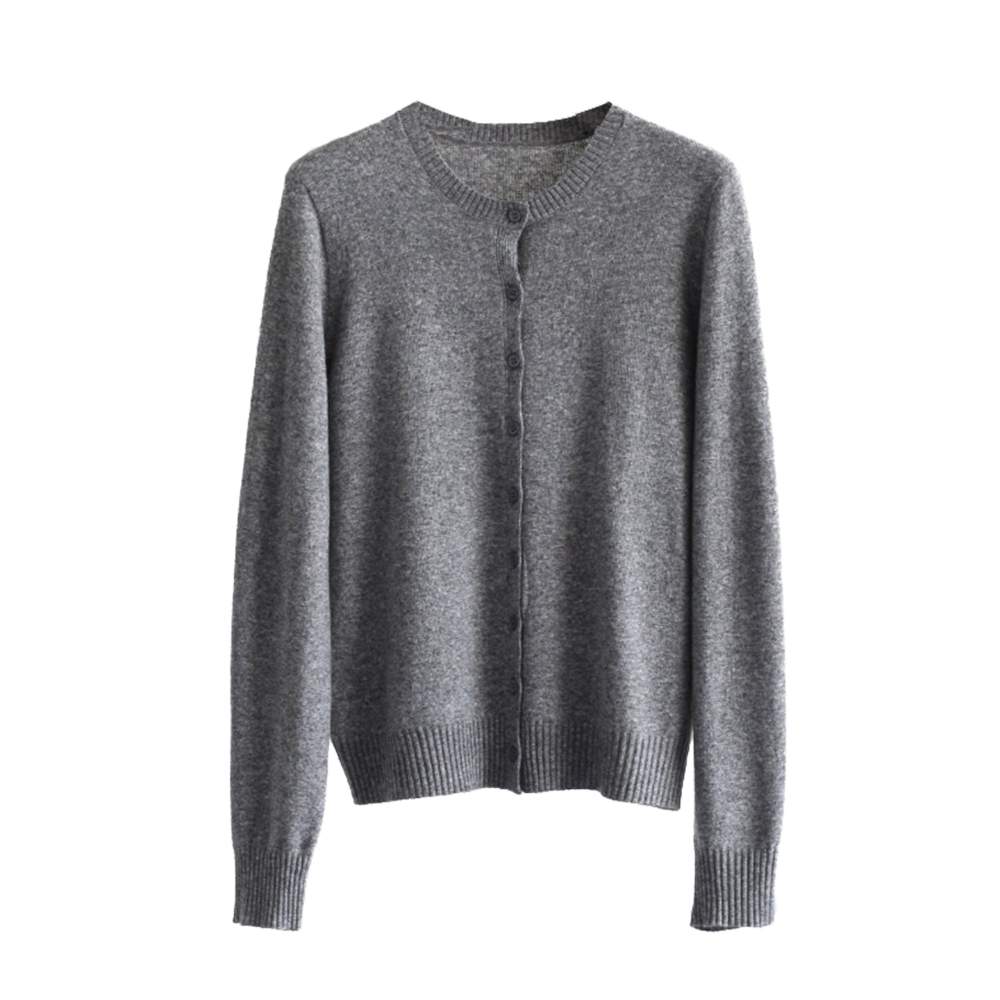 Multi-Color Snowflake Knitted Cardigan