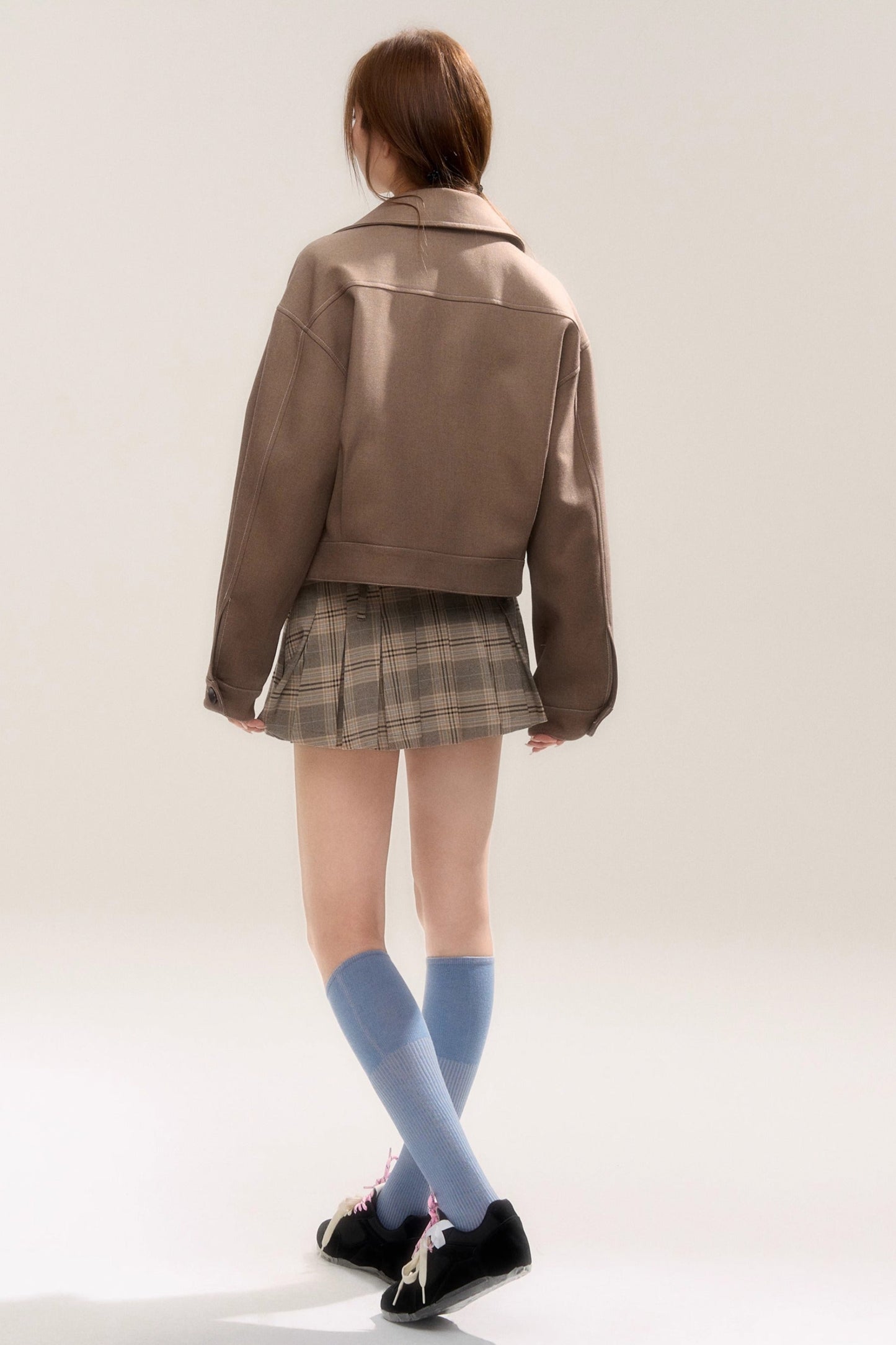 Rose Sniper Embroidered Cropped Jacket