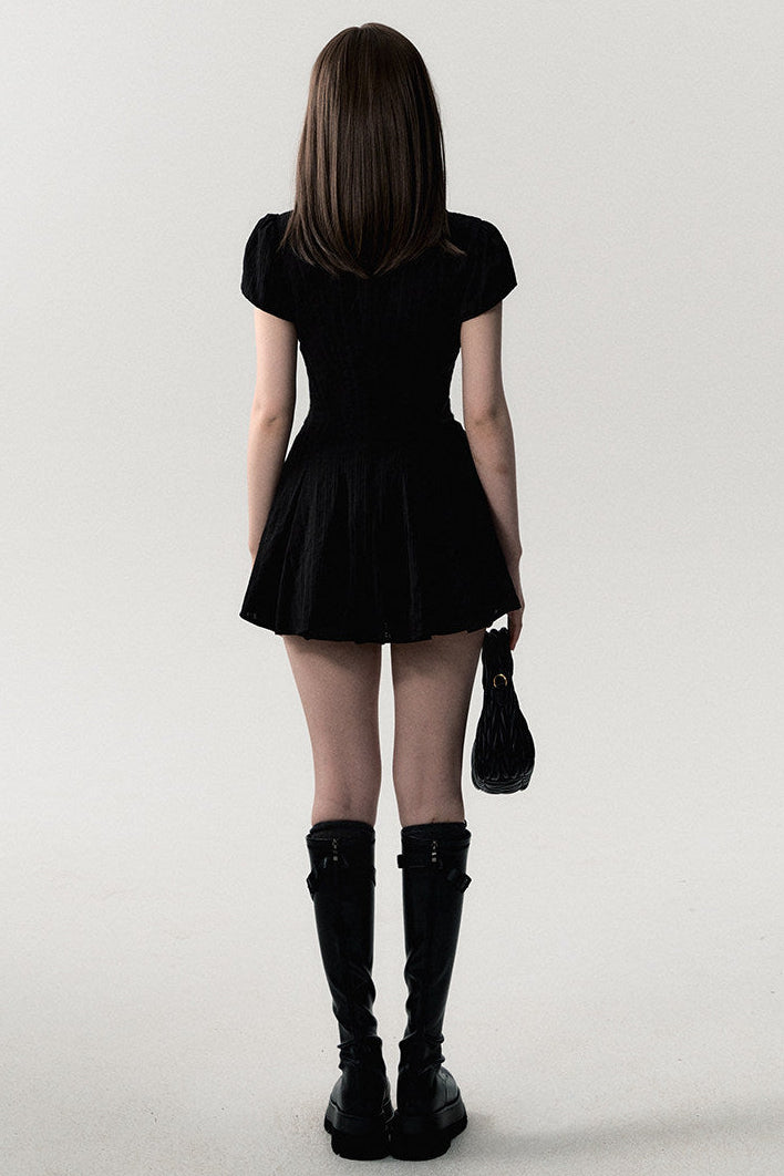 College Style Hot Girl Tea Break Dress