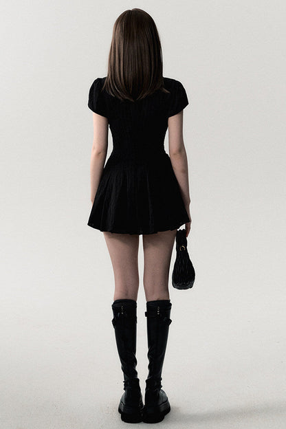 College Style Hot Girl Tea Break Dress