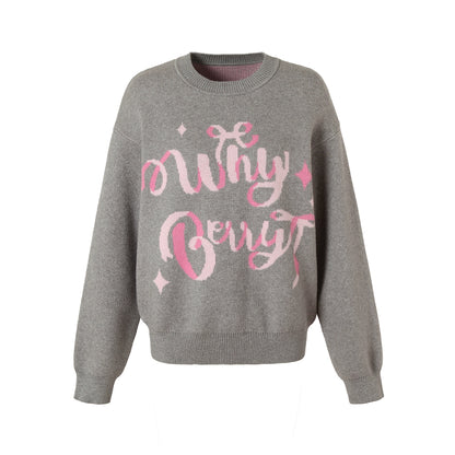 Cute Alphabet Sweater Outer