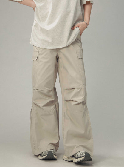 Pleated Paratrooper Cargo Pants