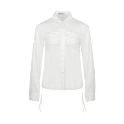 Nap Pleated Slim Spring Shirt