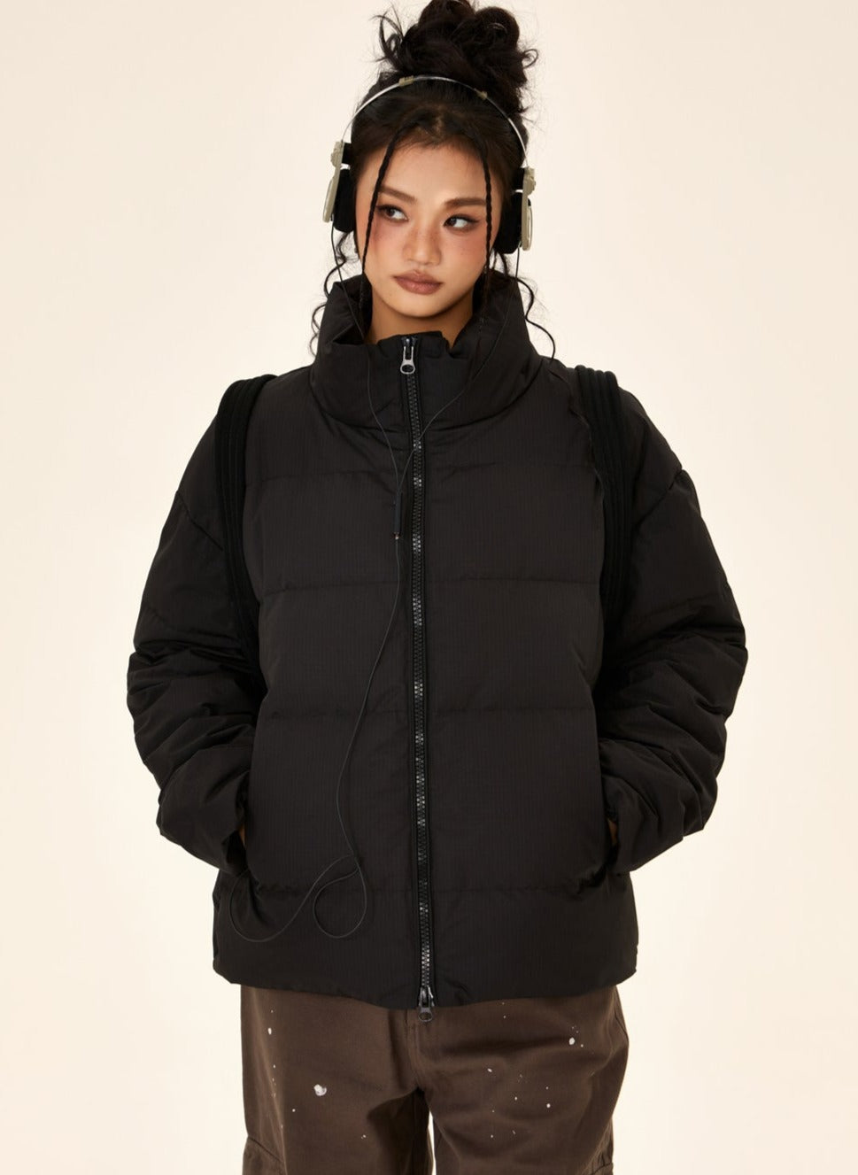 New Long-sleeved Loose Down Jacket