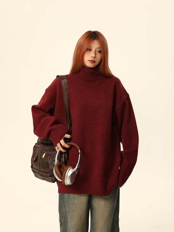 Turtleneck versatile base knit underneath Sweater