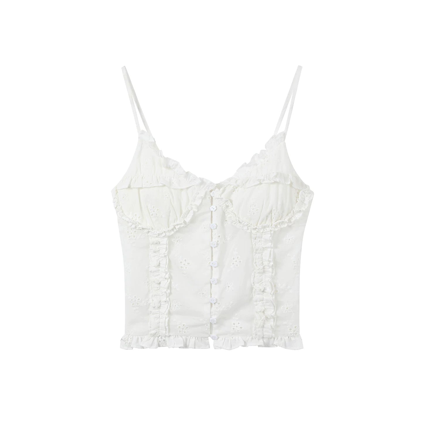 Okinawa Lace Cotton Camisole