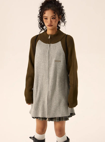 loose casual knitwear outer