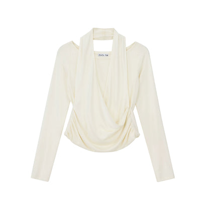 Off-Shoulder Versatile Halter Top