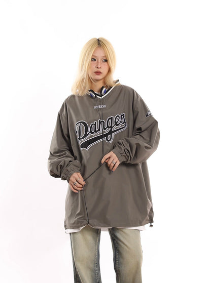 American High Street V-Neck Jersey Sweatshirt