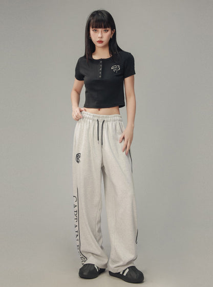 American Style Straight Sweat Pants