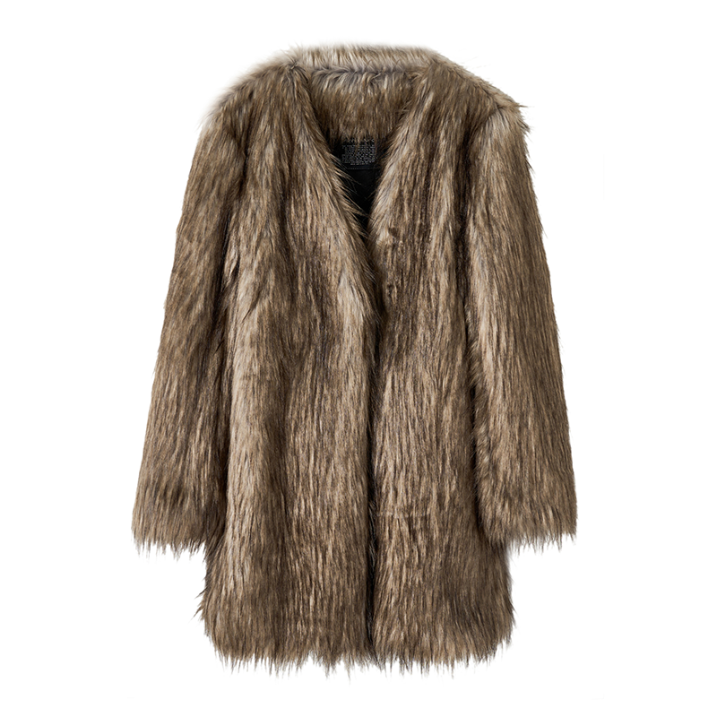 Reversible trench fur coat