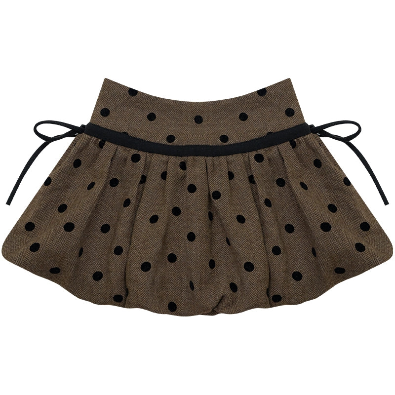 Retro Polka Dot Skirt