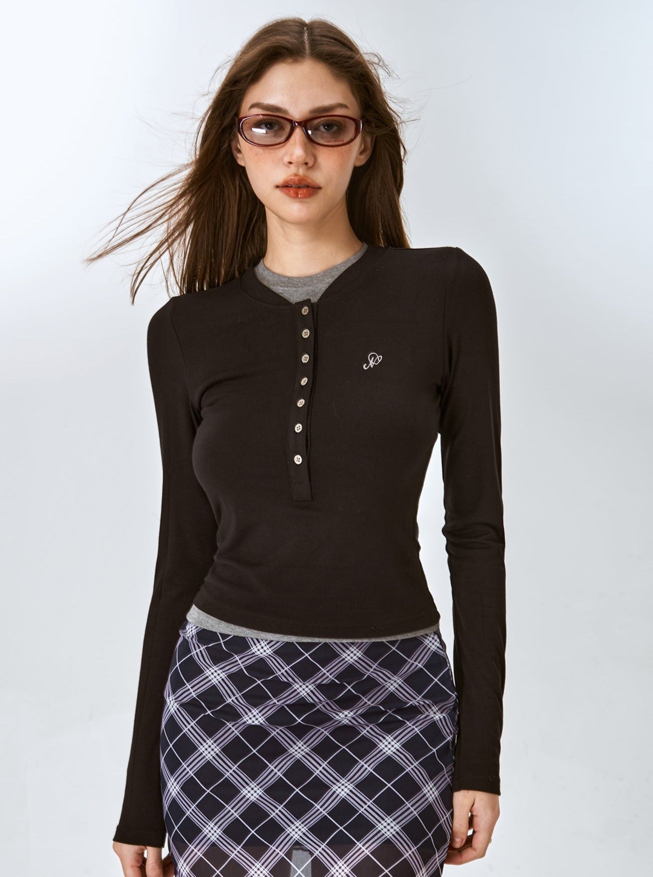 American Retro Henry Collar Split Top