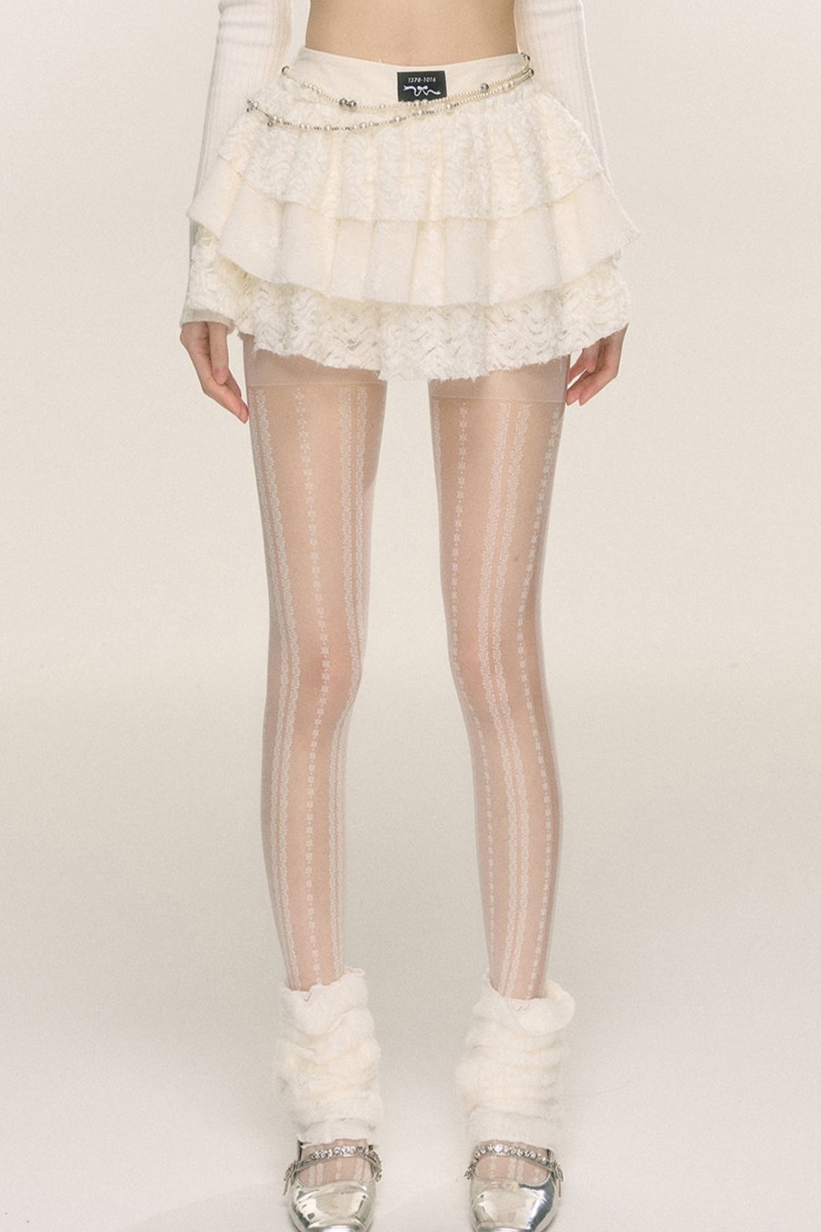 Shao Ye Eye [September 26 at 20 o'clock on sale] Shao Ye Eye Ballet Leg Essence Lace Cake Skirt Girl Early Autumn