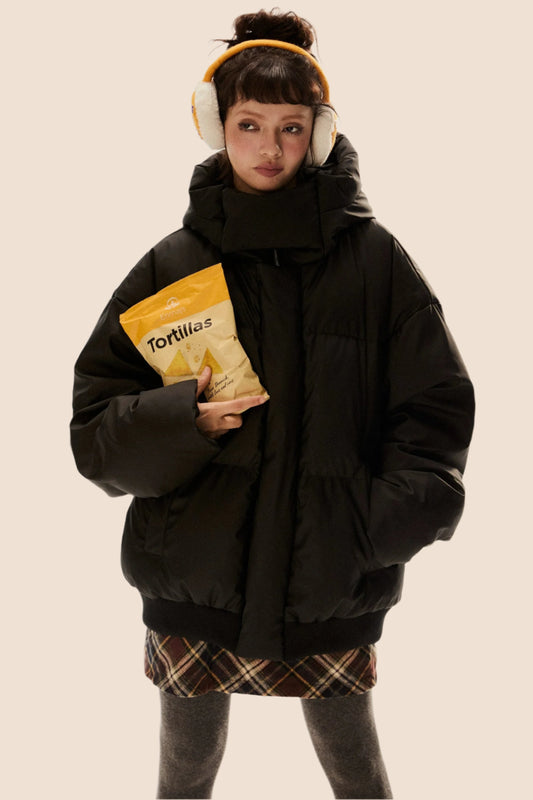 Duck Down Stand Collar Winter Jacket