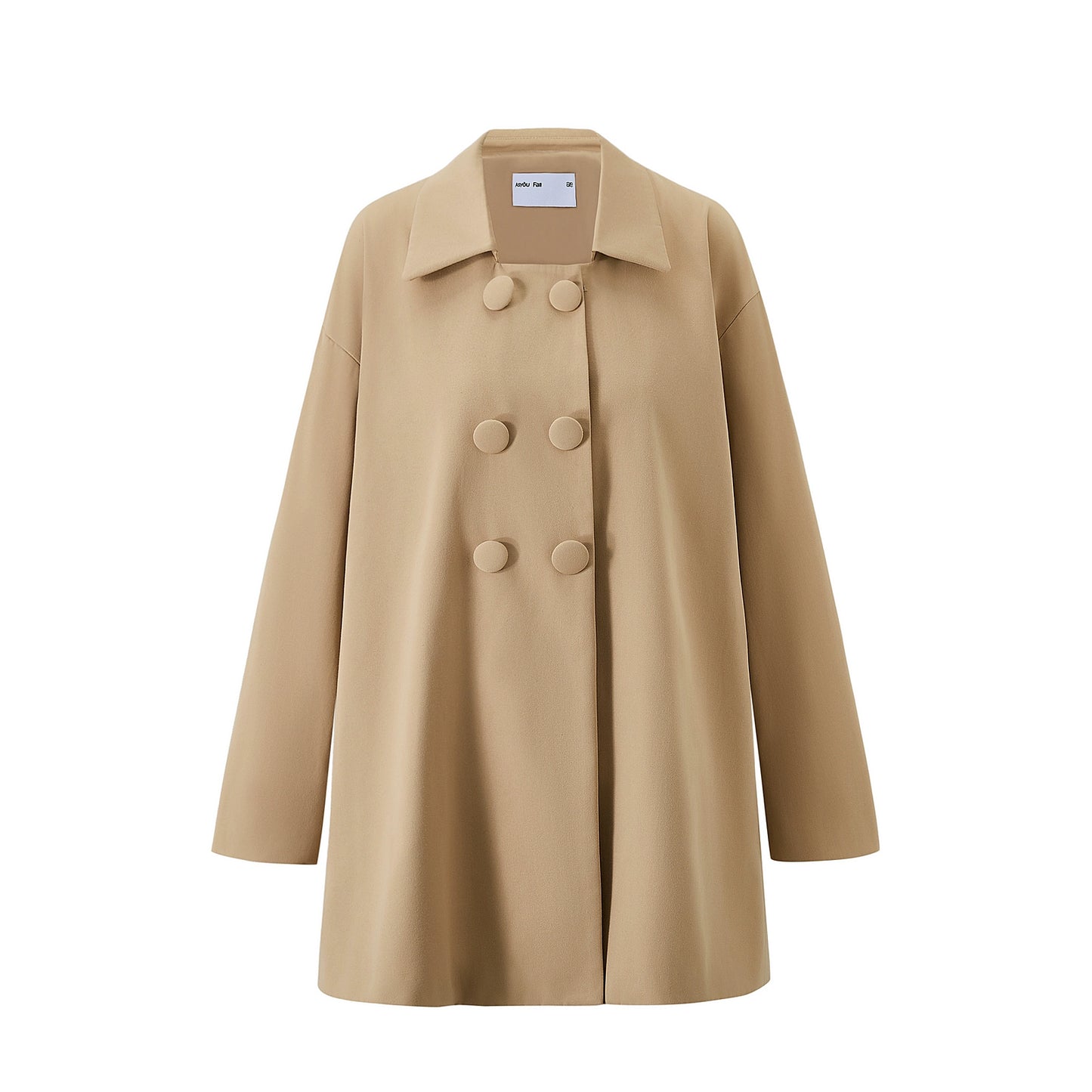 Square Bow Cape Coat