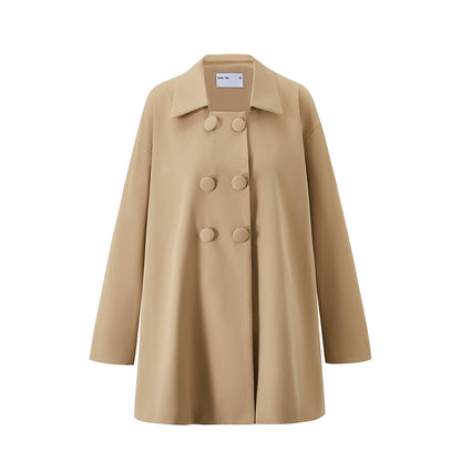 Square Bow Cape Coat