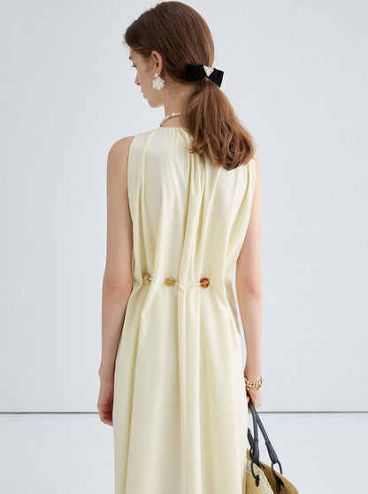 Premium Rundhalsausschnitt Slim Vest Dress