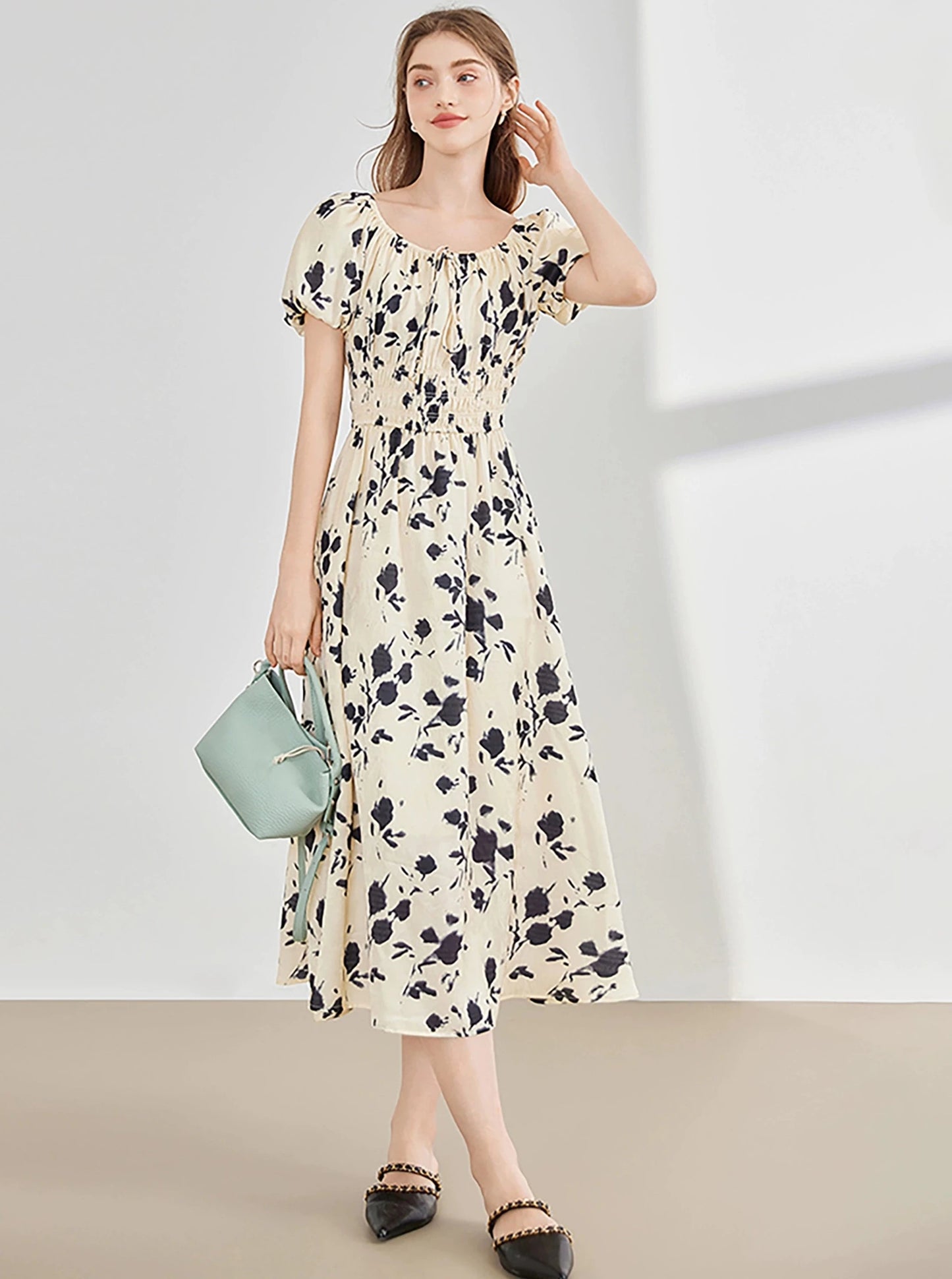 Tea Break Floral Dress