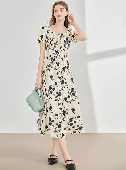 Tea Break Floral Kleid