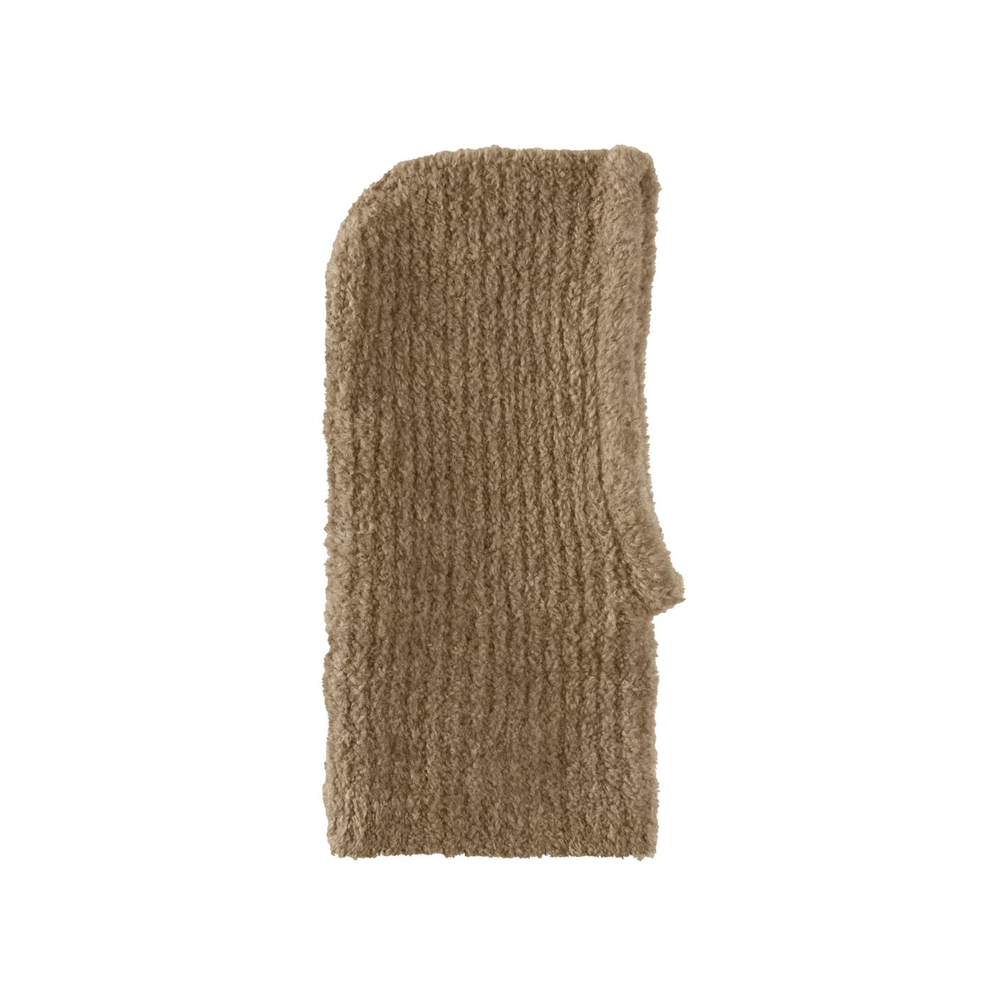 Curly Knit Wool Balaclava