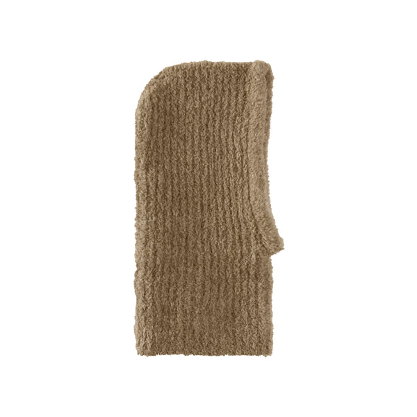 Curly Knit Wool Balaclava