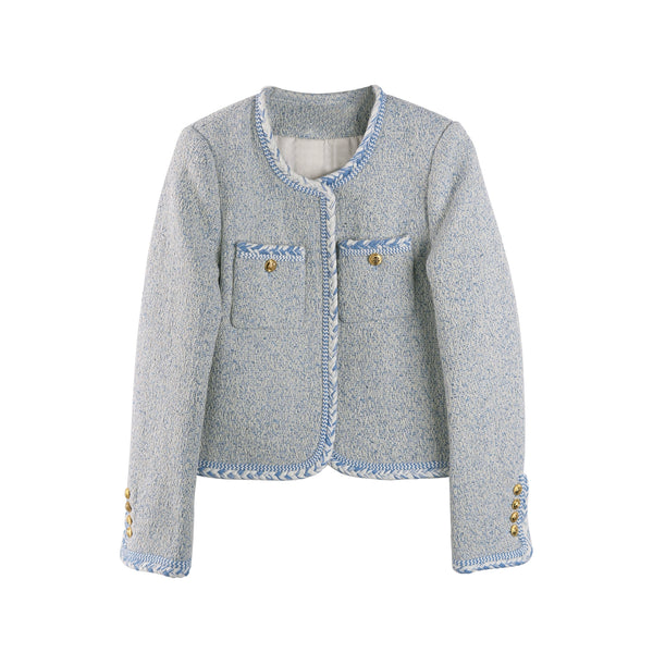 French Tweed Wool Jacket