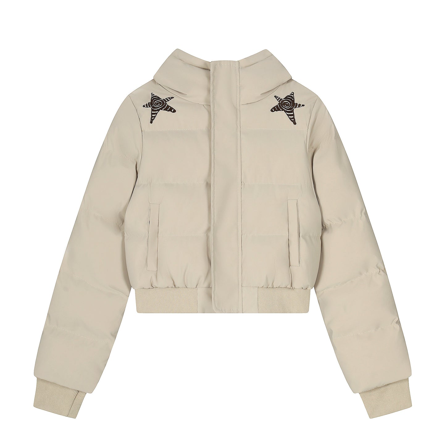 Retro Black Hooded Jacket