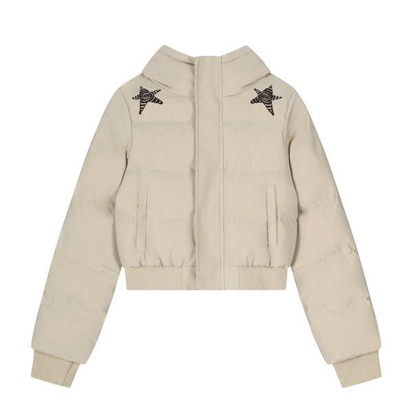 Retro Black Hooded Jacket