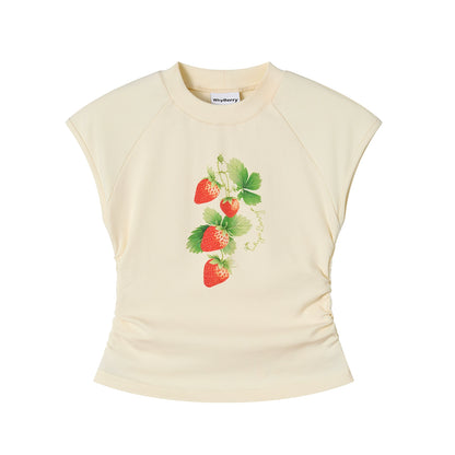 Strawberry Love Sleeveless Tee