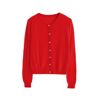 Linen Knitted Cardigan Set