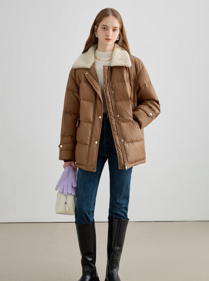 Lapel Thickened Warm Bread Jacket