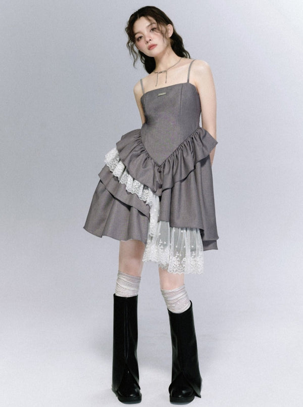 Pink Chinese Diagonal Buckle T-shirt Dress