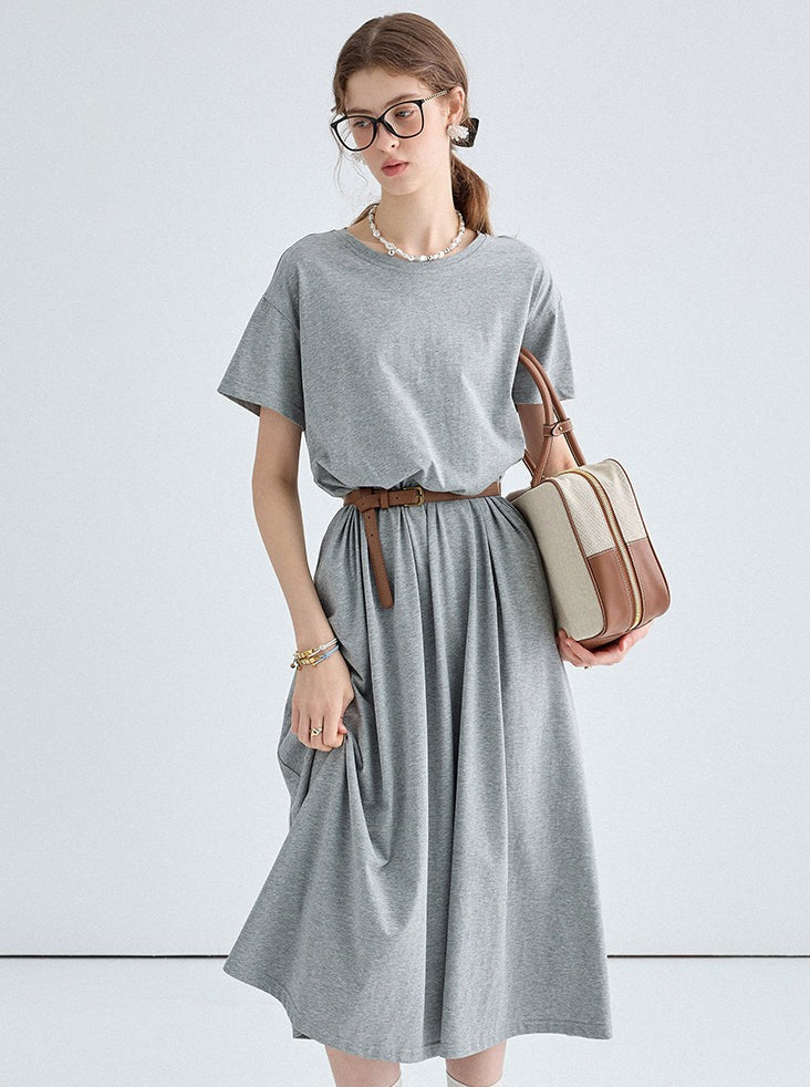 Summer Knit T-Shirt Dress