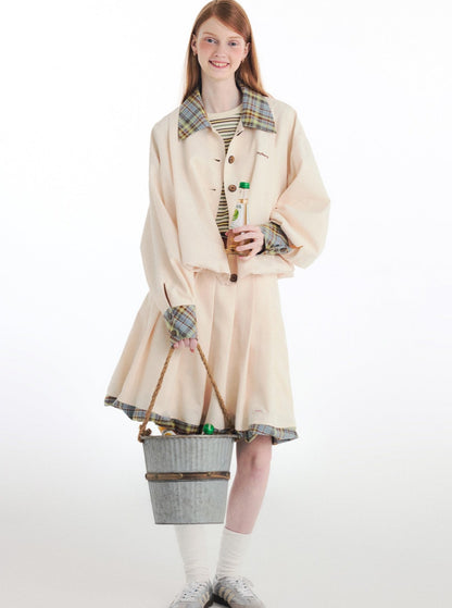 Lapel Slouchy Bud Coat