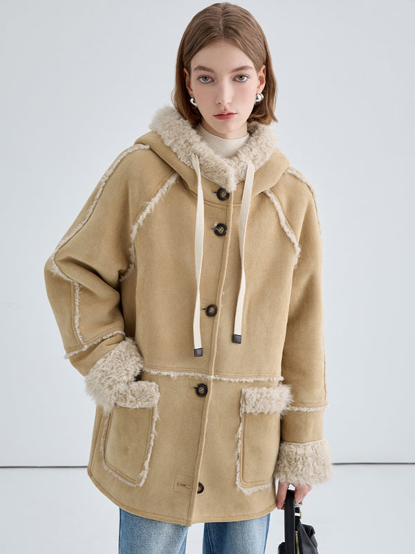 Thickened Warm Hooded Coat