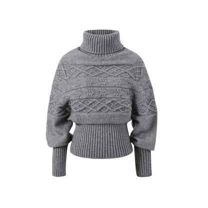 Turtleneck Knitwear Top