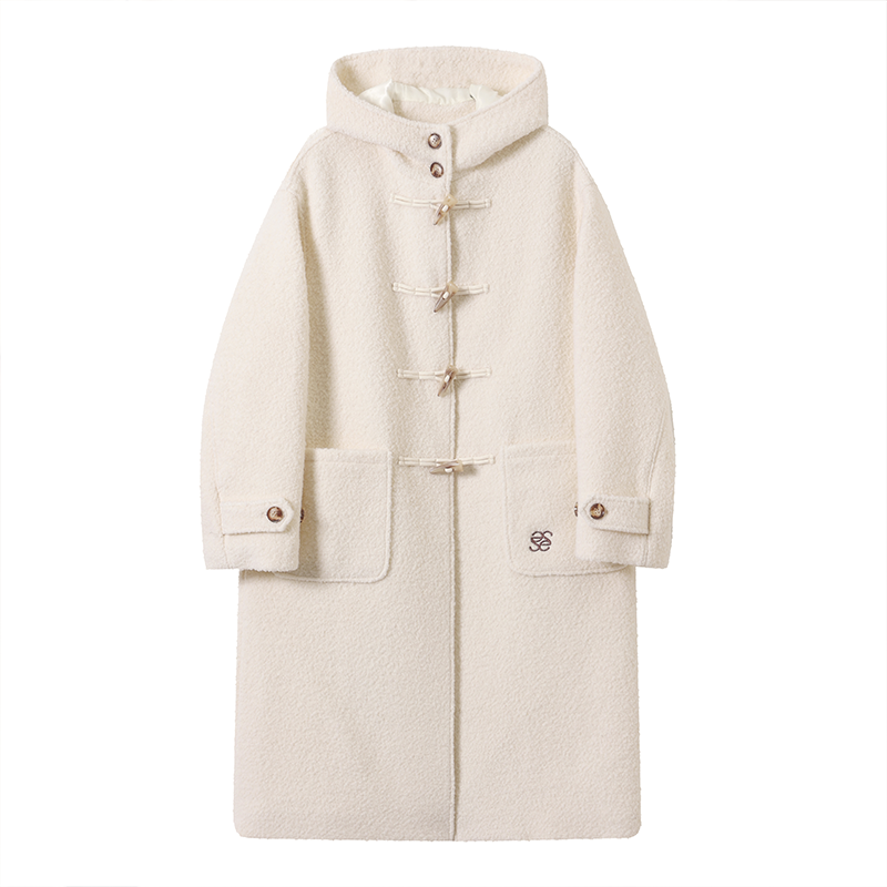 Niche design wool trench coat