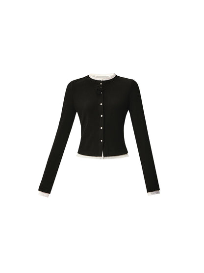 Flower Knit Cardigan