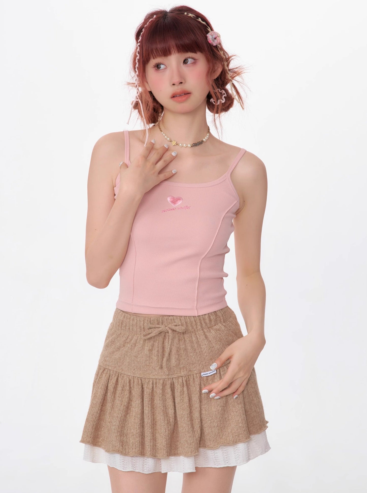 American Retro Outer Wear Suspender Top