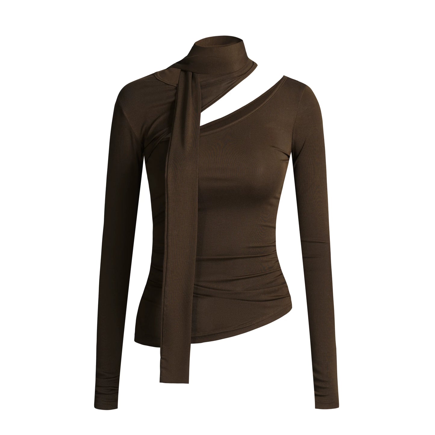 레트로 비대칭 리본 탑