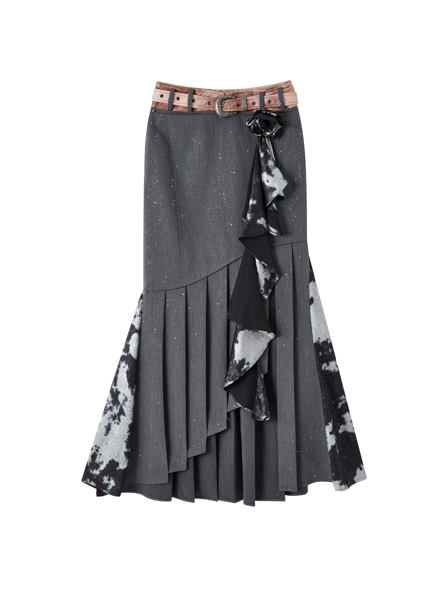 Milky Way Sequin Fishtail Skirt