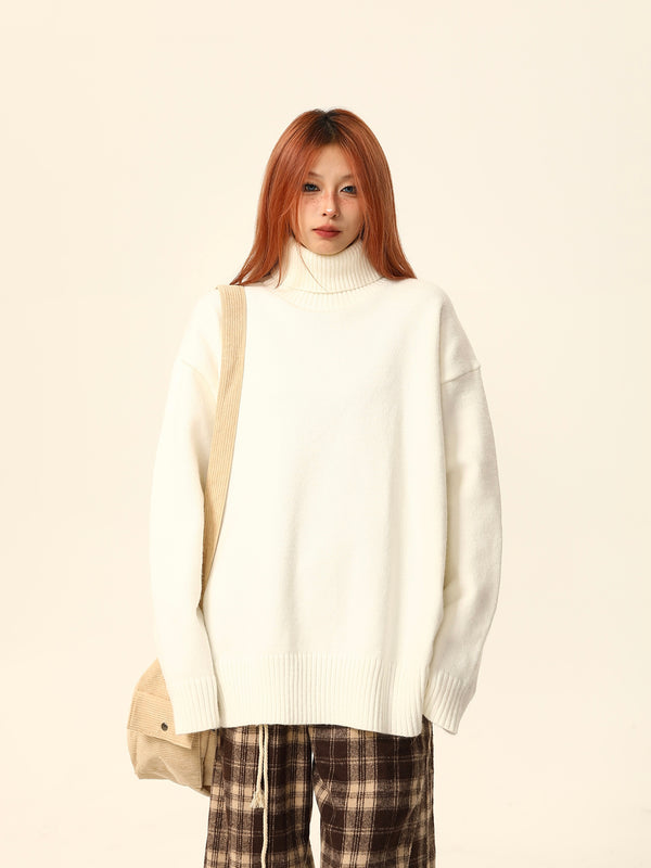 Turtleneck versatile base knit underneath Sweater