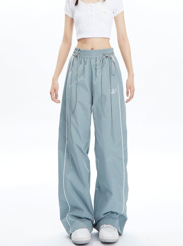 Straight Wide Leg Casual Pants