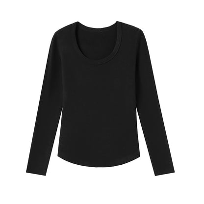 Tencel Wool Crew Neck Top