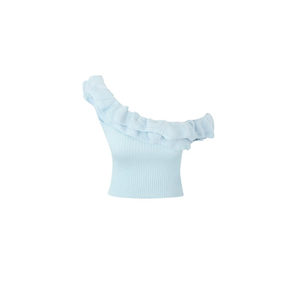 One-Shoulder Knit Top