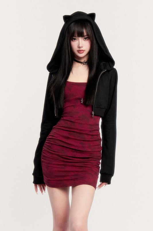 Sweetheart Gothic Hooded Jacket