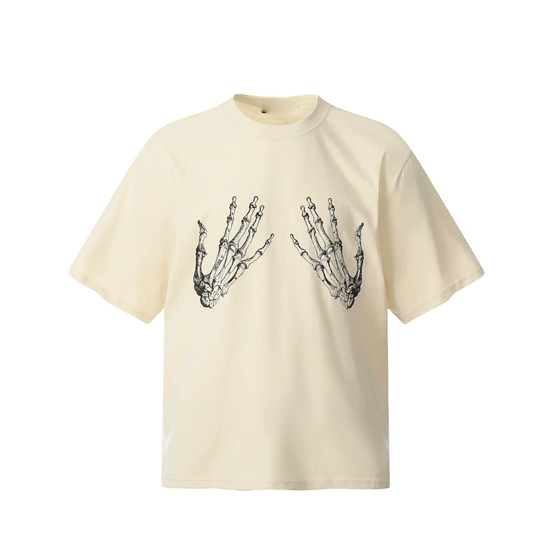 Retro High-Street Azi Cotton T-Shirt